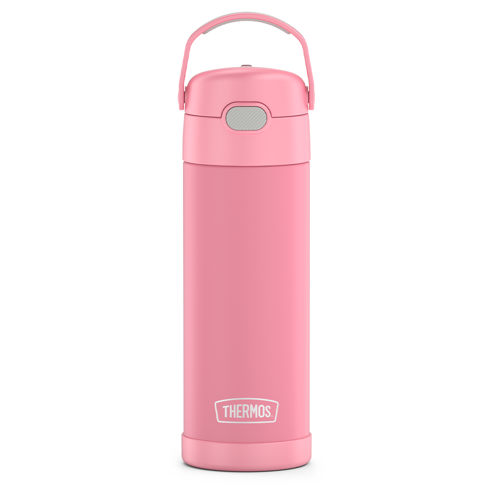 Thermoflask Kids 16 oz Stainless Steel Insulated Water Bottles, 2 Pack  (Pink) 