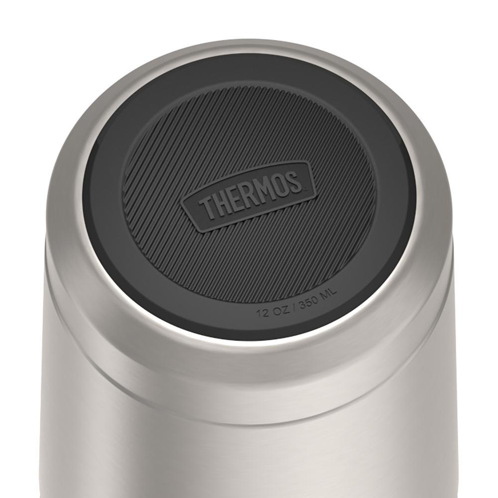 Thermos Stainless Steel Beverage Can Insulator for 12 Ounce Can, Matte White