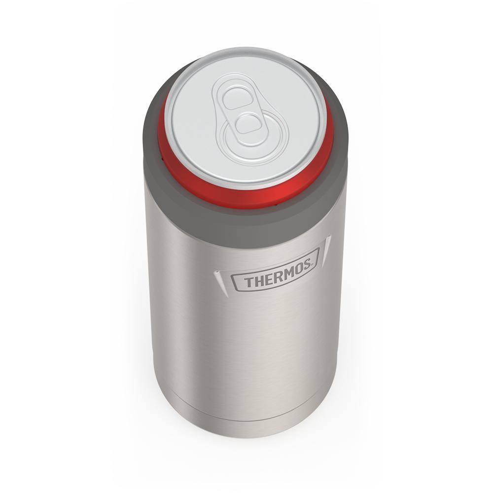 Thermos 12 oz. Insulated Stainless Steel Beverage Can Insulator -  Silver/Gray