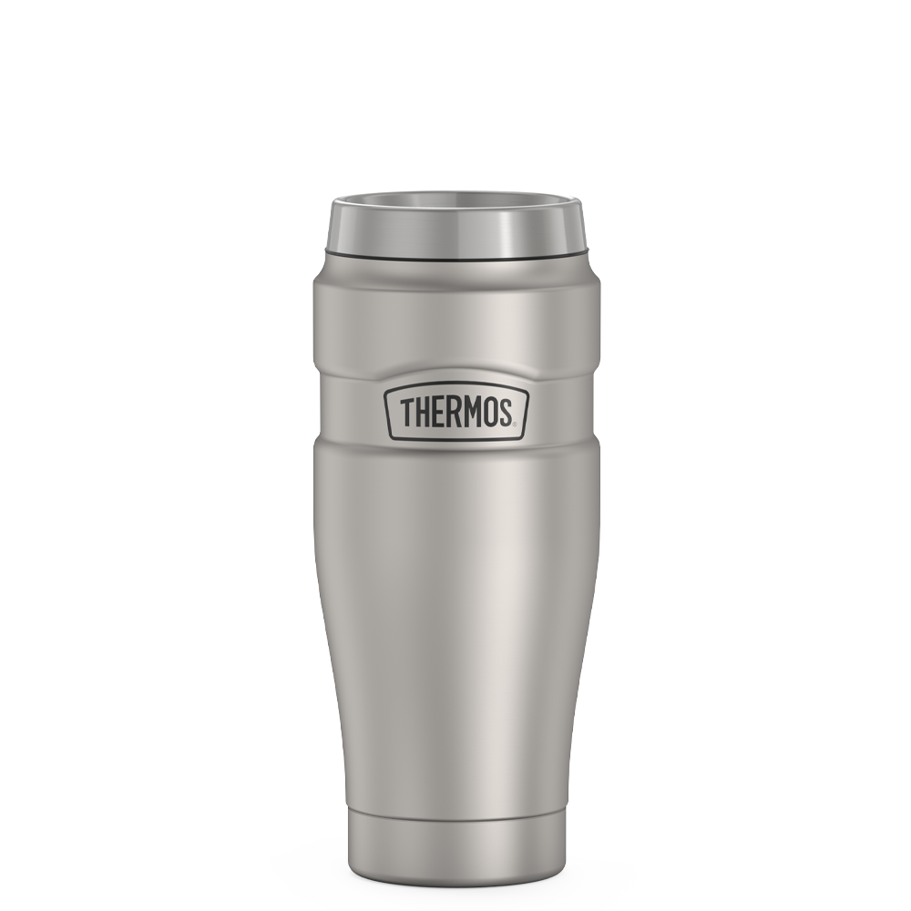 16oz Stainless Steel Travel Tumbler Vacuum Insulated Tumbler Thermos –  Thermos Brand