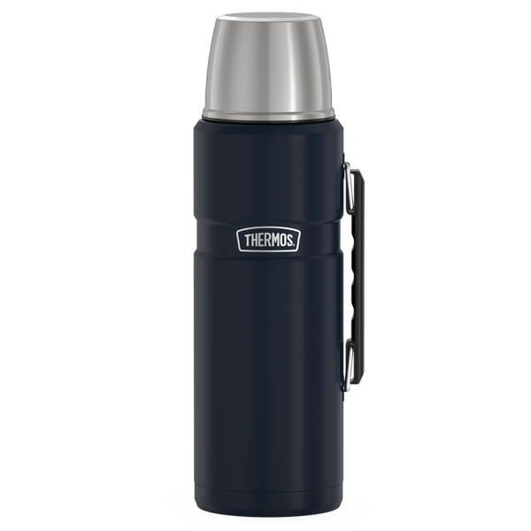 Genuine Thermos Stainless Steel King Vacuum Insulated 68oz/2 Liter Midnight  Blue