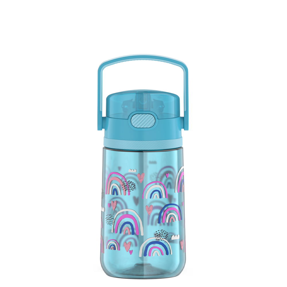 Thermos Funtainer 16 Ounce Plastic Hydration Bottle with Spout, Blueberry