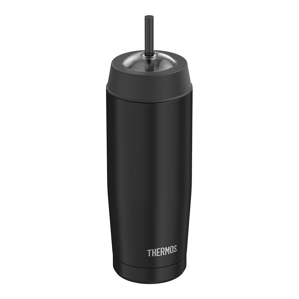Stainless Steel Cold Dome 18oz, Cold Cup With Straw