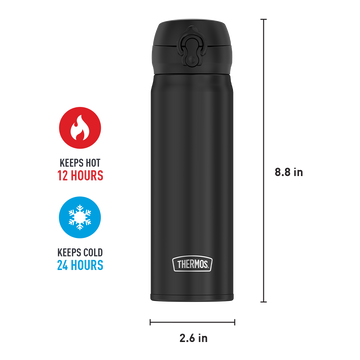 Thermos 16 Oz. Guardian Stainless Steel Direct Drink Bottle, Water Bottles, Sports & Outdoors
