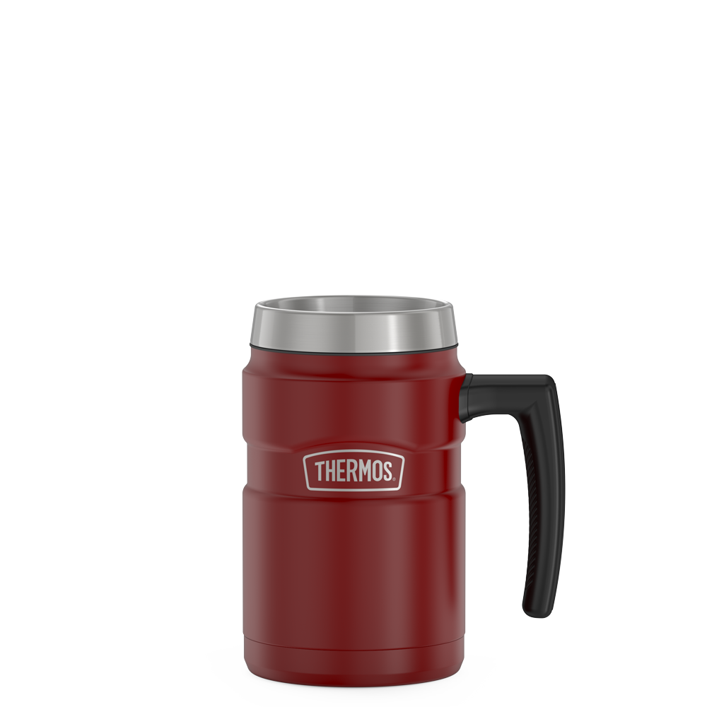 Thermos 16 oz. Stainless King Insulated Stainless Steel Travel Mug with  Handle