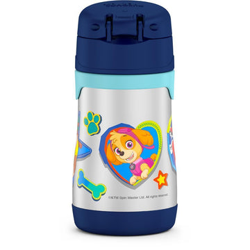 Thermos Vacuum Insulated Stainless Steel 10oz Straw Bottle, Paw Patrol Girl