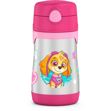 Thermos Vacuum Insulated Stainless Steel 10oz Straw Bottle, Paw Patrol Girl