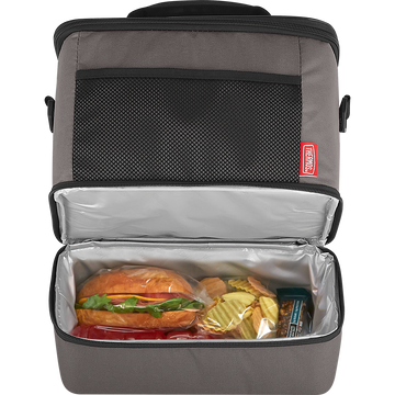 Large Clear Lunch Bag / Lunch Box with Adjustable Strap and Front Storage Compartment