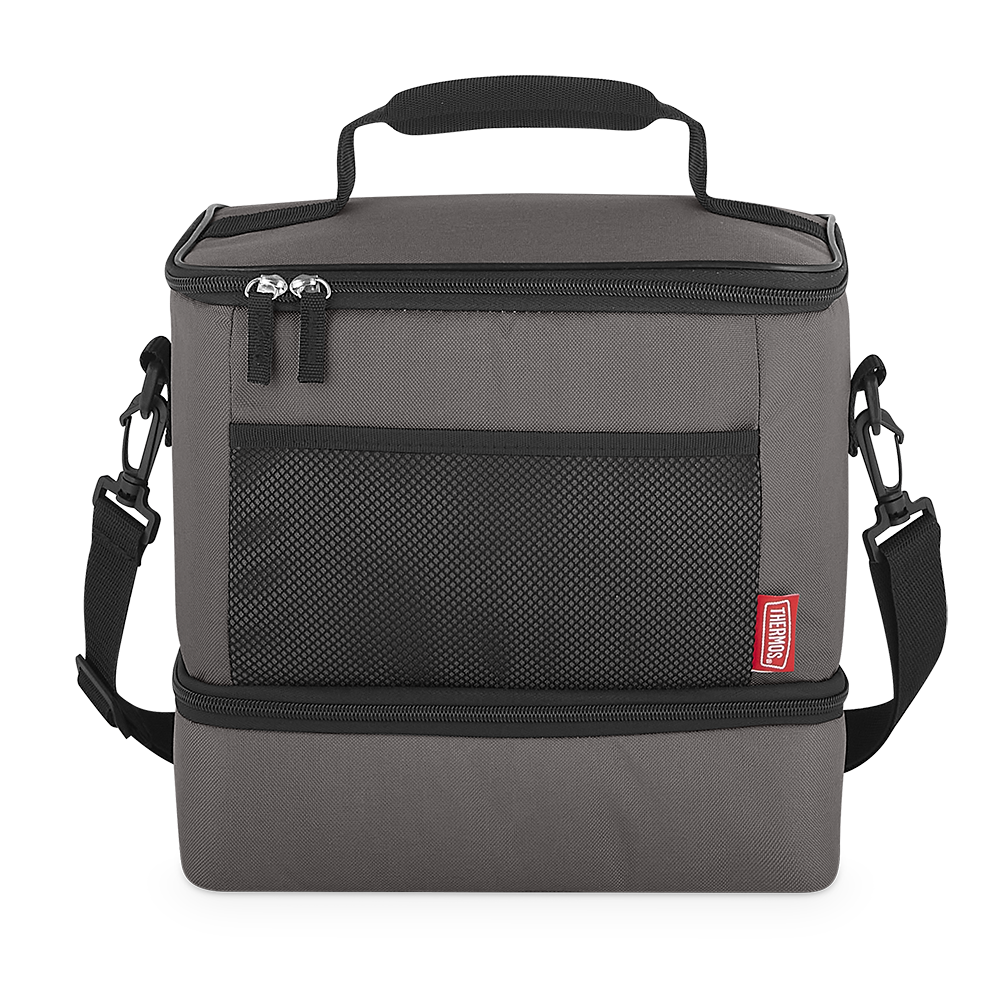Extra Large Clear Lunch Bag / Lunch Box with Adjustable Strap and Front Storage Compartment