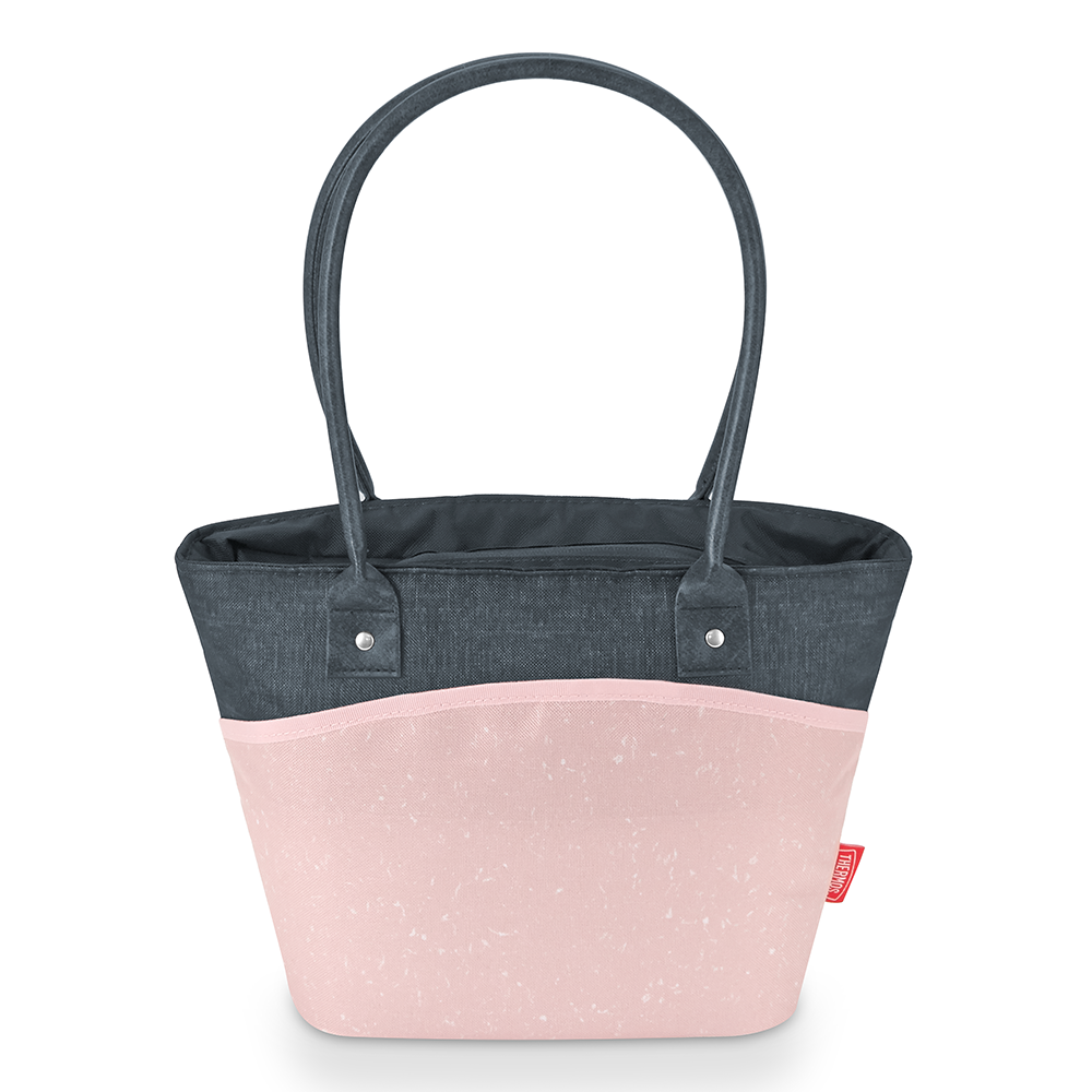 9 CAN TOTE COLOR BLOCK PINK