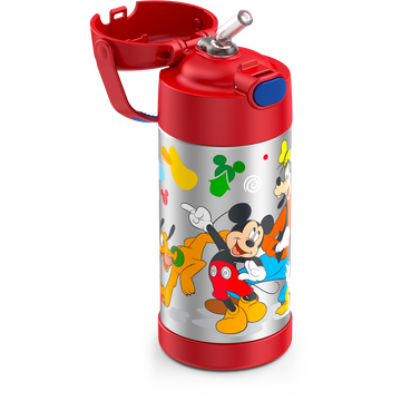 Mickey Mouse Stainless Steel Water Bottle with Clip