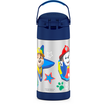 Water Bottle with Straw  Kids 12oz Stainless Steel Water Bottle