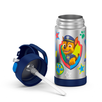 Thermos FUNtainer Paw Patrol Insulated Bottle With Straw, Blue, 12