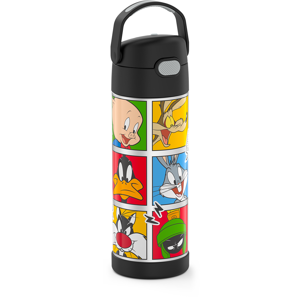 Thermos FUNtainer Water Bottle with Bail Handle - Cheetah 16 oz