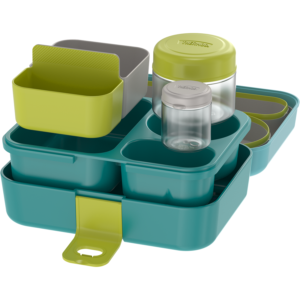 Thermos Kids Freestyle Kit Teal/Green Food Storage Lunch Box