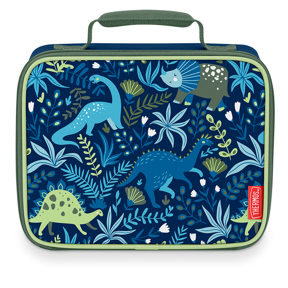 Dinosaur Party Soft Insulated Kids Personalized Thermal Lunch Box