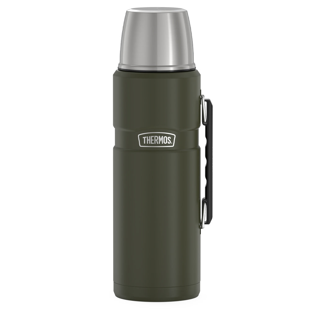 Stainless King™ Vacuum Insulated 2L Stainless Steel Beverage Bottle –  Thermos Brand