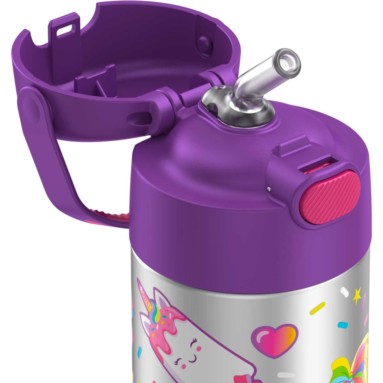 Thermos 470ml Kids Straw Water Bottle - Haggus and Stookles