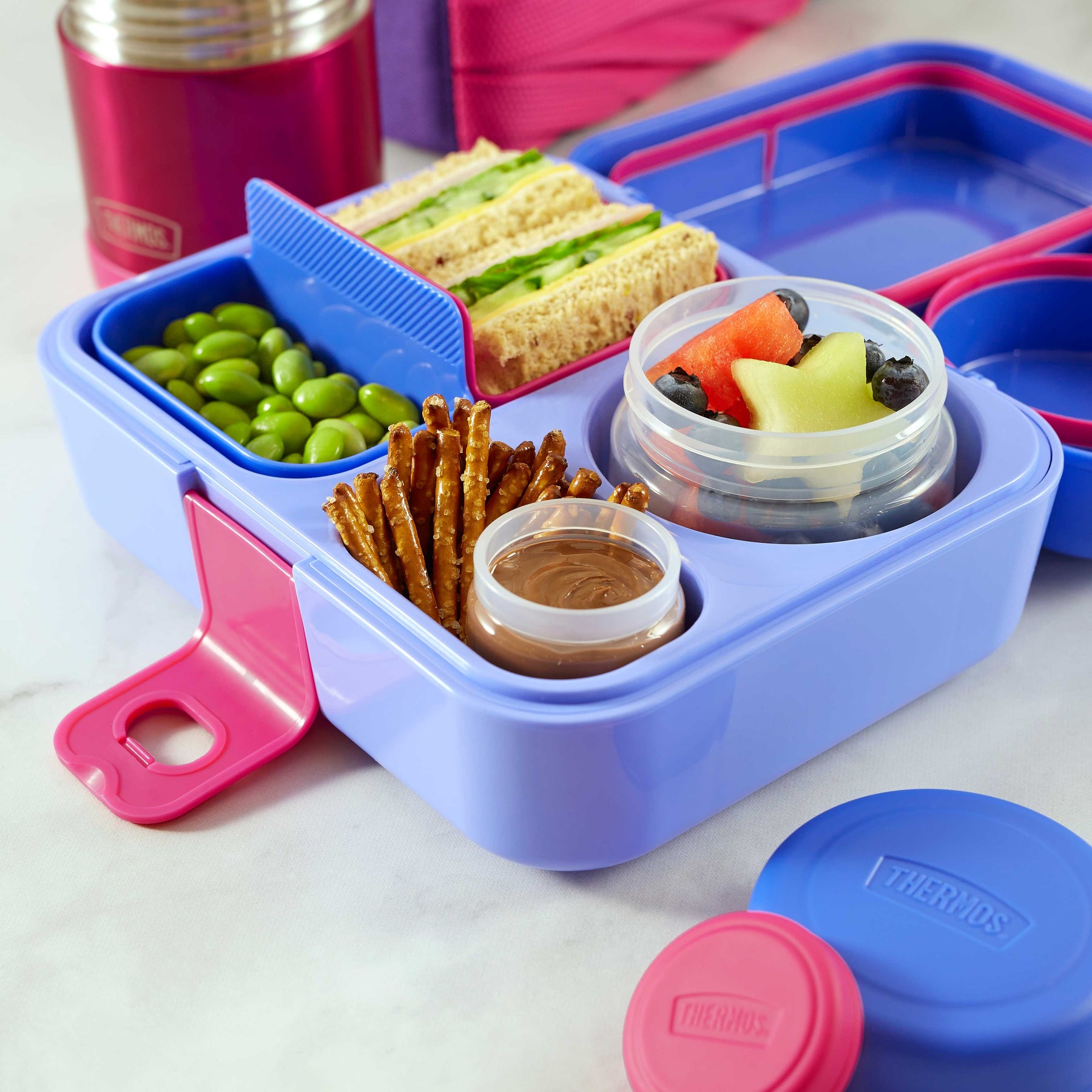 Thermos - Back to school means back to busy morning routines - make sure to  complete their lunch with our Thermos® Kids Freestyle™ Kit. This kid-friendly  design features an all-in-one 8 piece