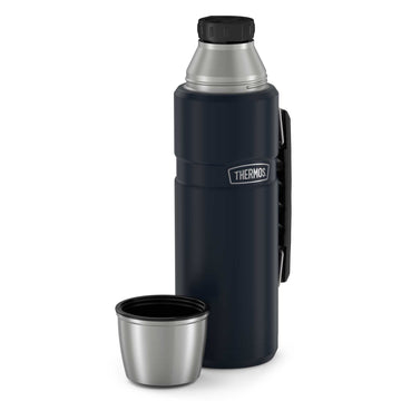 Willkey Stainless Steel Thermos Bottle Coffee Cup with Handle Vacuum Insulated, BPA Free Leakproof, Hot & Cold Up to 12 Hours for Work, Outdoor