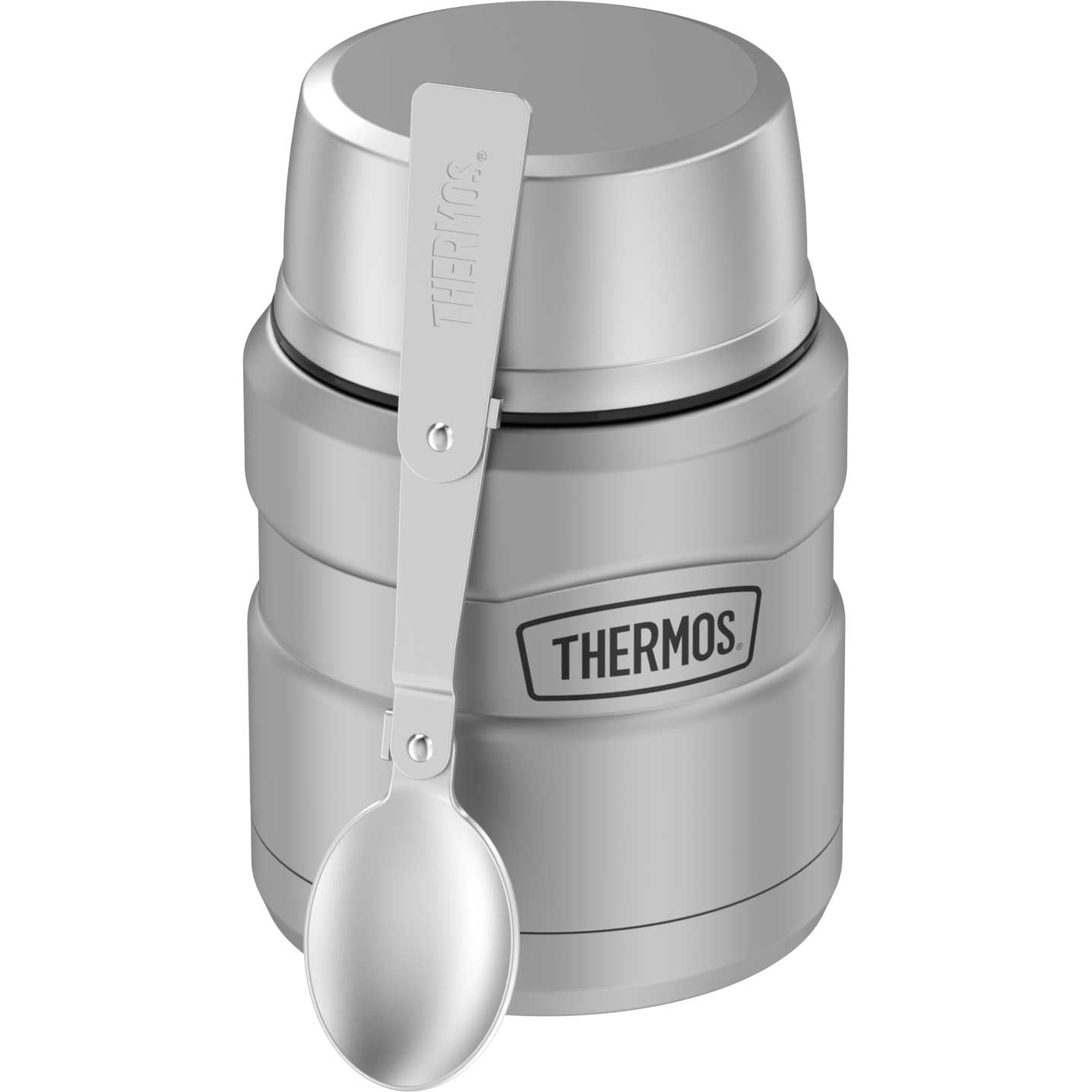 Thermos 16oz Stainless King Food Jar with Spoon - Matte Rose