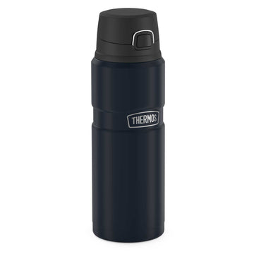 24oz Vacuum Insulated Stainless Steel Water Bottle Black - All in