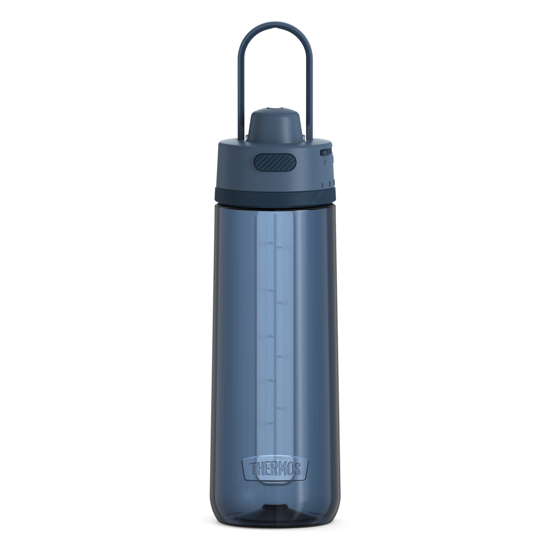 Thermos 24 oz Hard Plastic Hydration Bottle W Spout - White